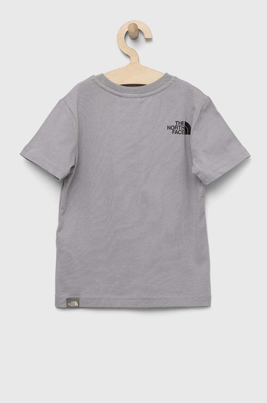 The North Face t-shirt bawełniany dziecięcy szary