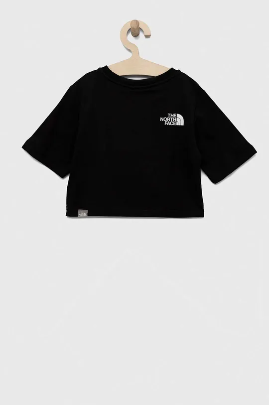 The North Face t-shirt bawełniany dziecięcy czarny