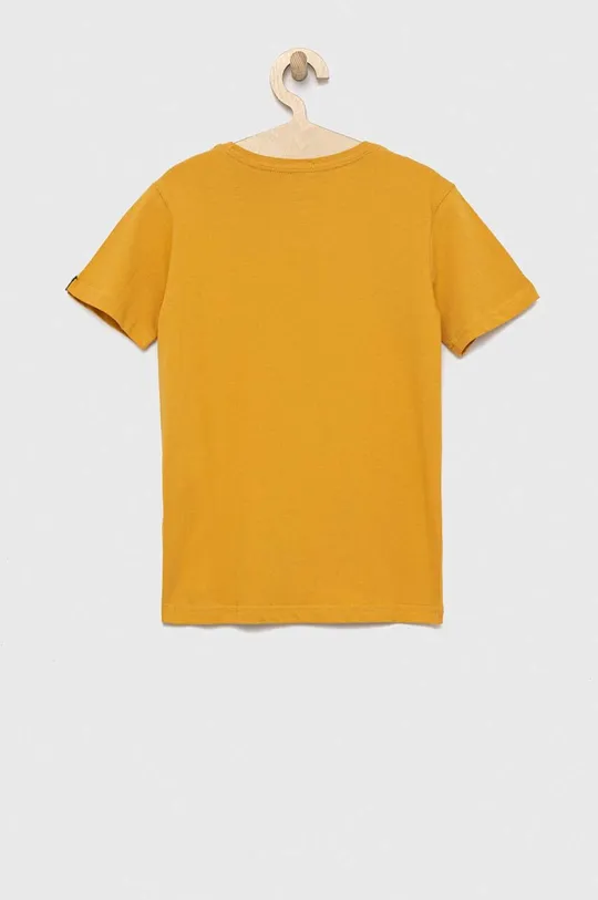 Quiksilver t-shirt bawełniany dziecięcy żółty