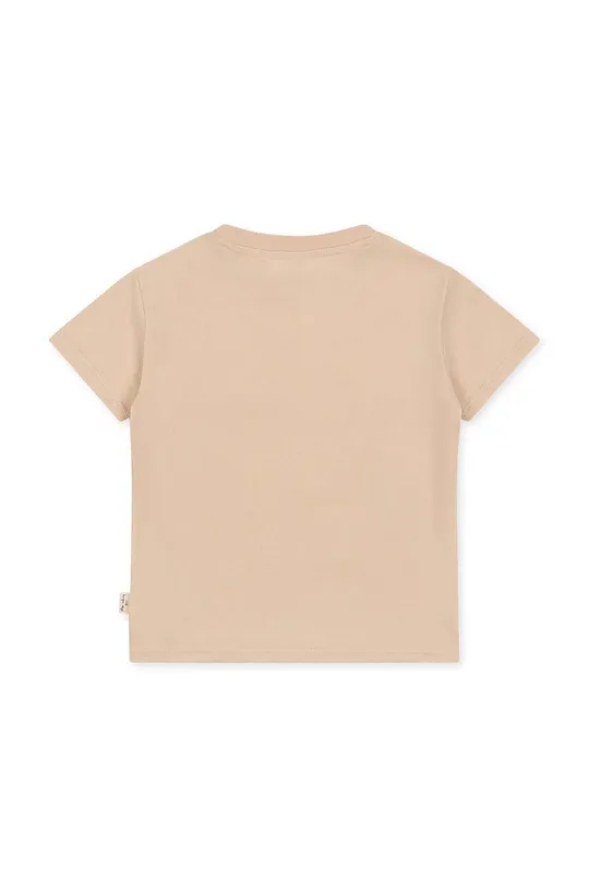 Дитяча бавовняна футболка Konges Sløjd рожевий