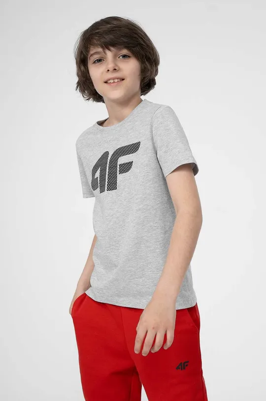 γκρί Παιδικό μπλουζάκι 4F Παιδικά