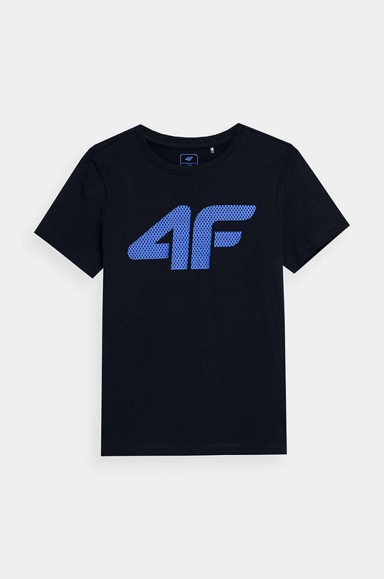 4F t-shirt dziecięcy granatowy