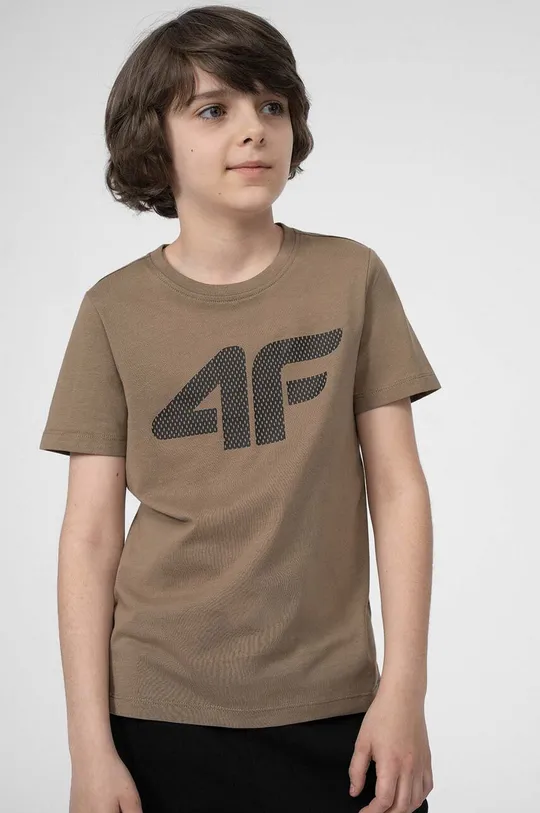 bež Otroška kratka majica 4F Otroški
