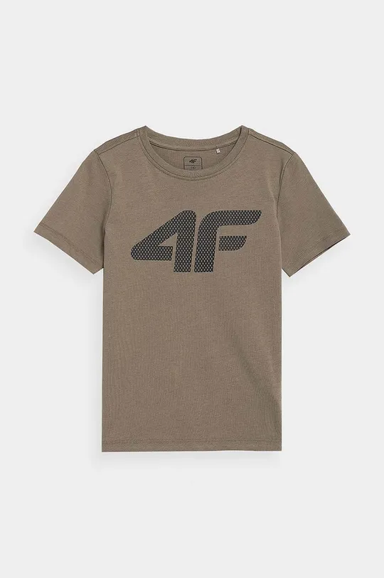 Παιδικό μπλουζάκι 4F μπεζ