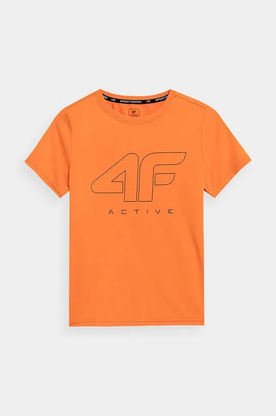 4F t-shirt dziecięcy pomarańczowy