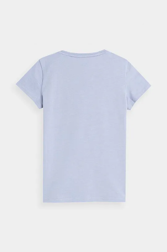 Детская хлопковая футболка 4F голубой