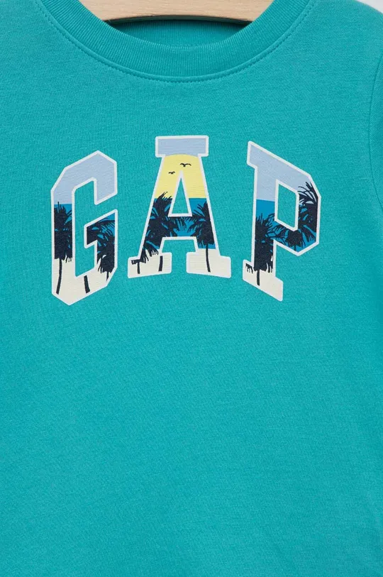Detské bavlnené tričko GAP  100 % Bavlna