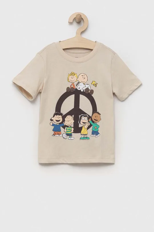 bež Otroška kratka majica GAP Otroški