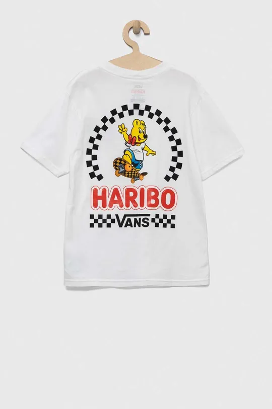 Παιδικό βαμβακερό μπλουζάκι Vans x Haribo λευκό