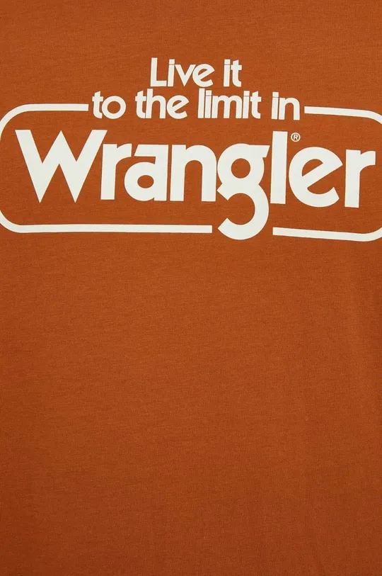Bavlnené tričko Wrangler Pánsky