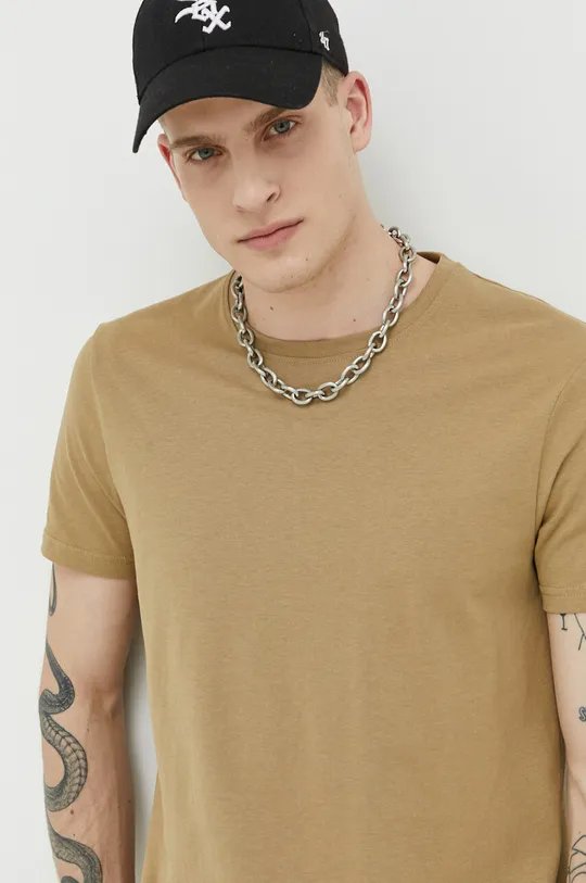verde Solid t-shirt in cotone