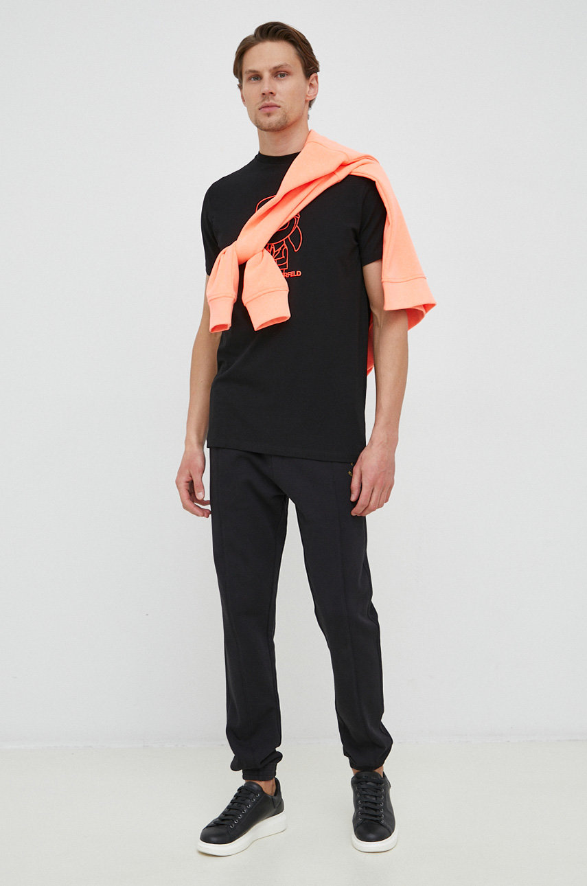 Karl Lagerfeld t-shirt czarny