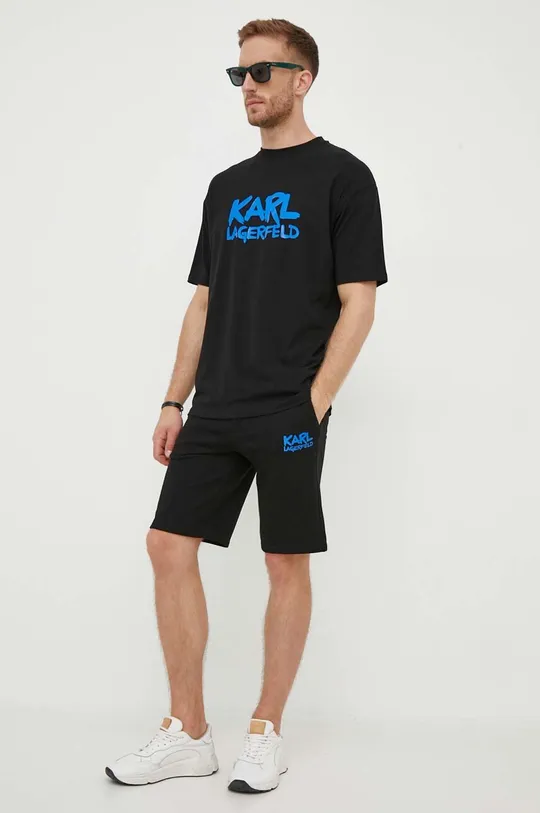 Karl Lagerfeld t-shirt czarny
