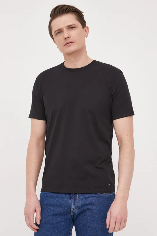 Michael Kors t-shirt lounge bawełniany 3-pack szary
