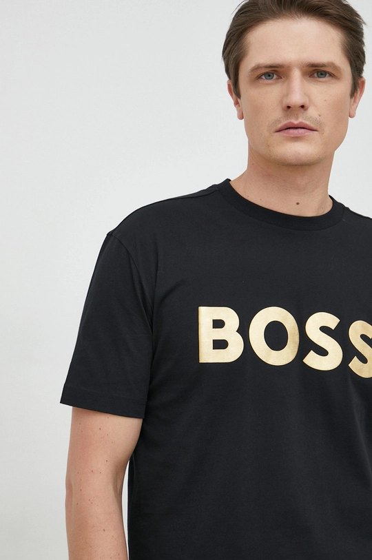 BOSS t-shirt bawełniany BOSS GREEN Męski