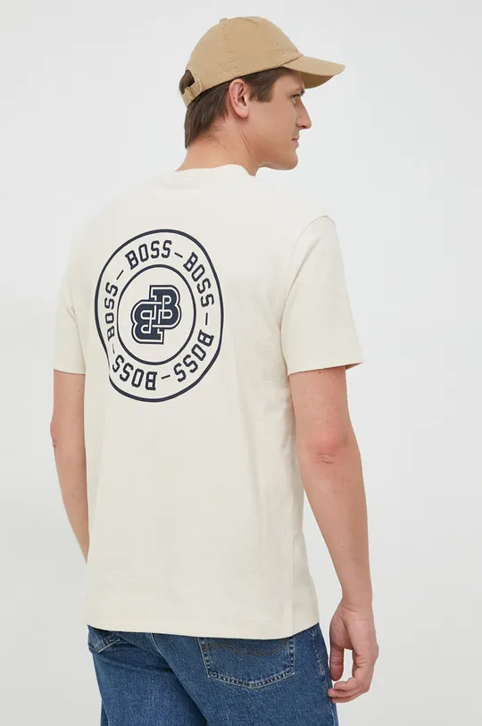 Βαμβακερό μπλουζάκι BOSS BOSS ORANGE  100% Βαμβάκι