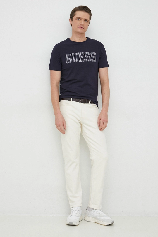 Guess t-shirt sötétkék