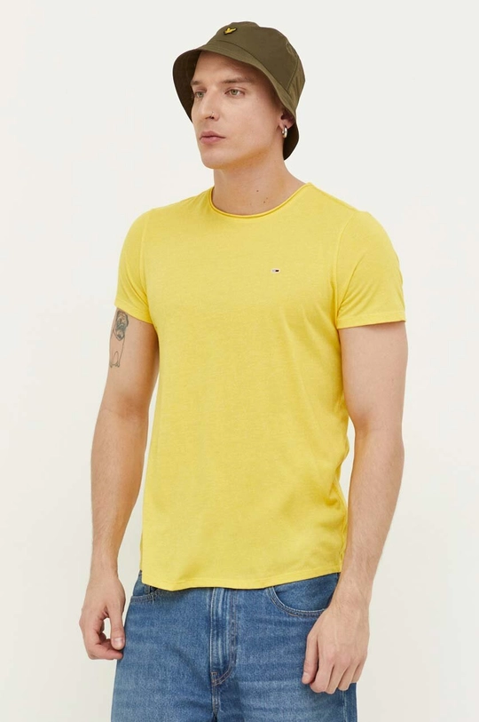 żółty Tommy Jeans t-shirt