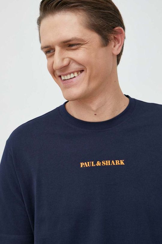 Bavlněné tričko Paul&Shark Pánský
