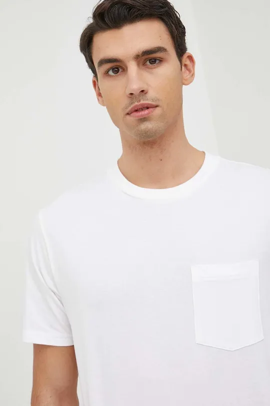 biela Bavlnené tričko GAP