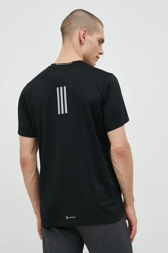 adidas Performance t-shirt do biegania Designed for Running 100 % Poliester z recyklingu