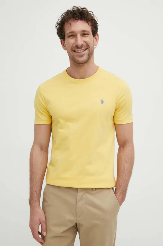 sárga Polo Ralph Lauren pamut póló