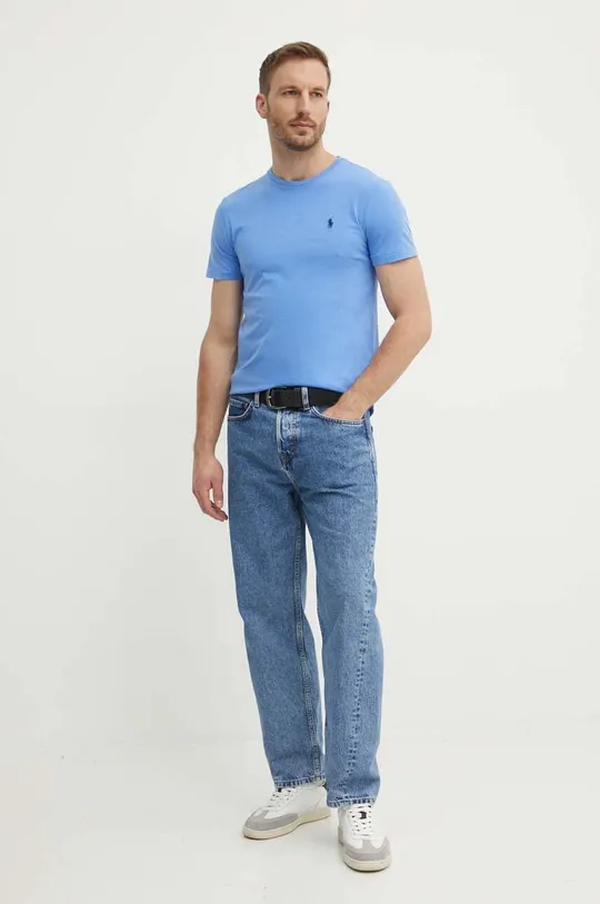 Polo Ralph Lauren t-shirt in cotone blu