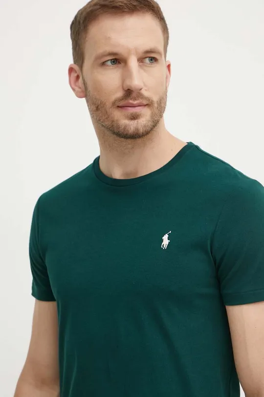 зелений Бавовняна футболка Polo Ralph Lauren
