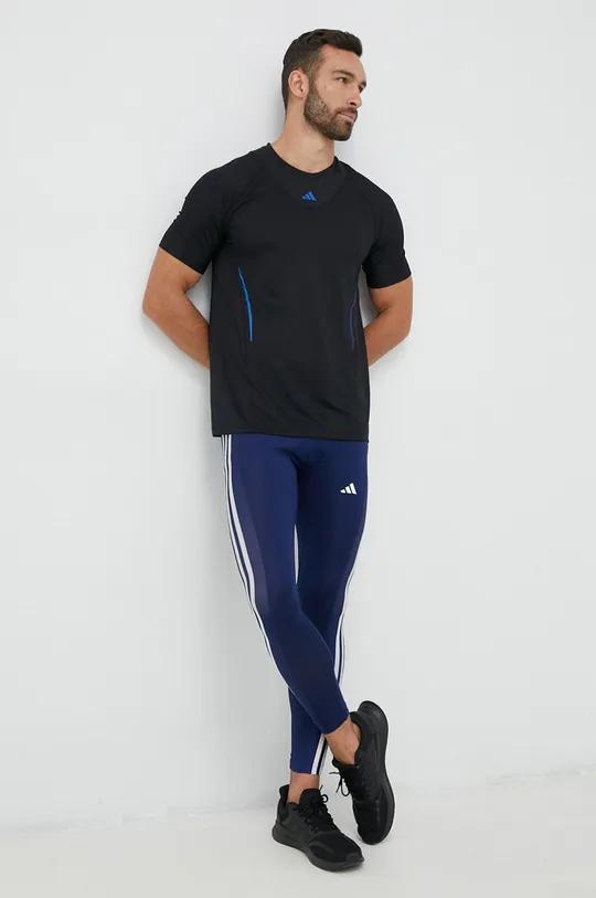 Kratka majica za vadbo adidas Performance HIIT Elevated Training črna