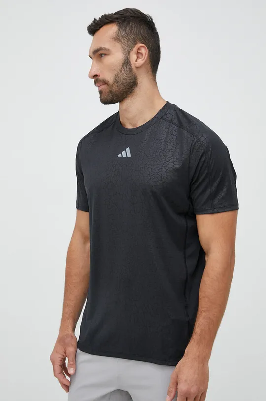 črna Kratka majica za vadbo adidas Performance Moški