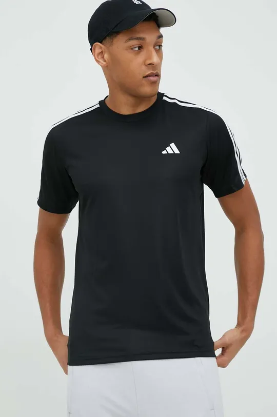 чорний Тренувальна футболка adidas Performance Train Essentials