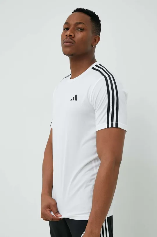 biały adidas Performance t-shirt treningowy Training Essentials Męski