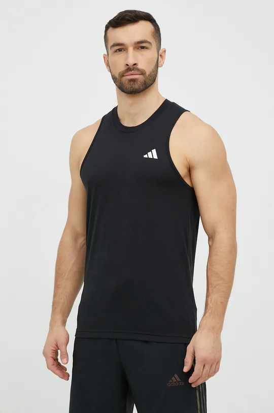 czarny adidas Performance t-shirt treningowy Training Essentials Feelready Męski
