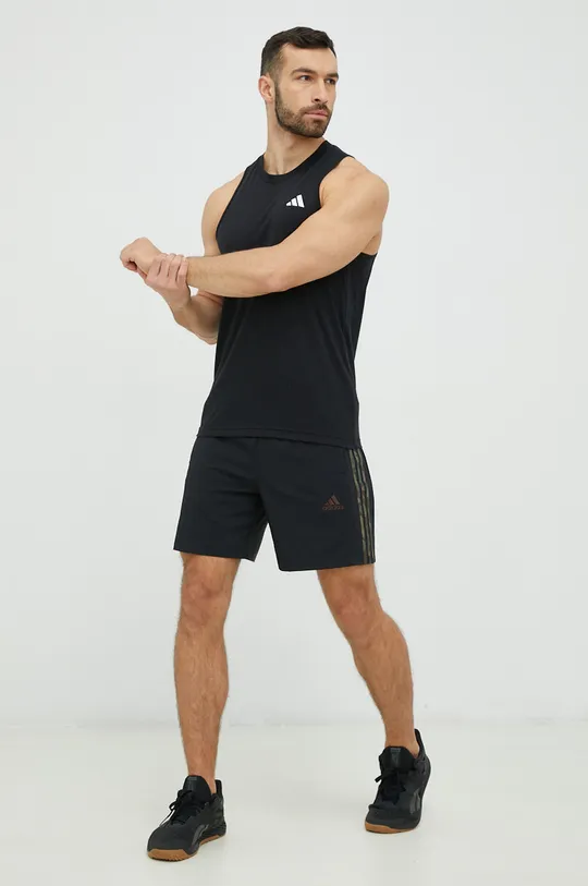 Kratka majica za vadbo adidas Performance Training Essentials Feelready črna