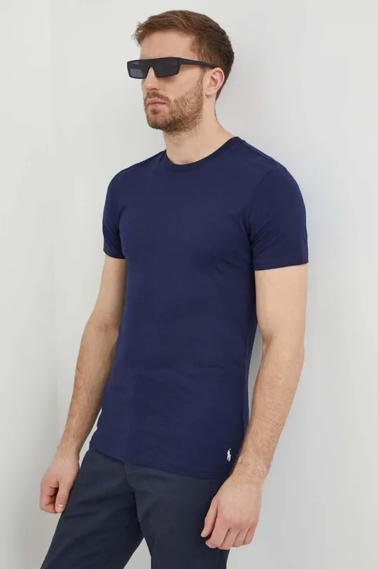 Βαμβακερό μπλουζάκι Polo Ralph Lauren 3-pack 