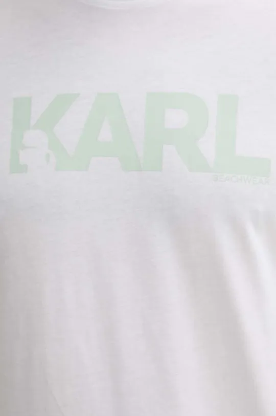 белый Хлопковая футболка Karl Lagerfeld