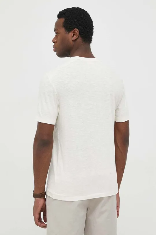 Μπλουζάκι με λινό μείγμα Calvin Klein  75% Βαμβάκι, 25% Λινάρι