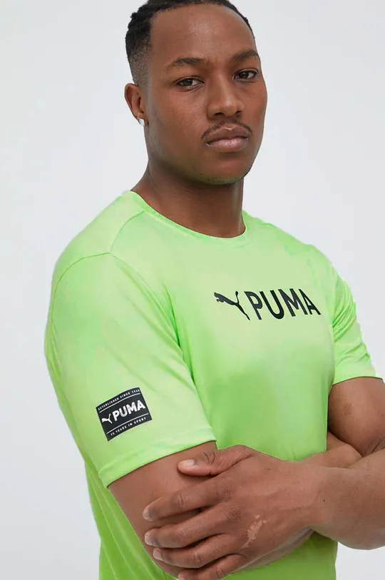 zielony Puma t-shirt treningowy Fit Męski