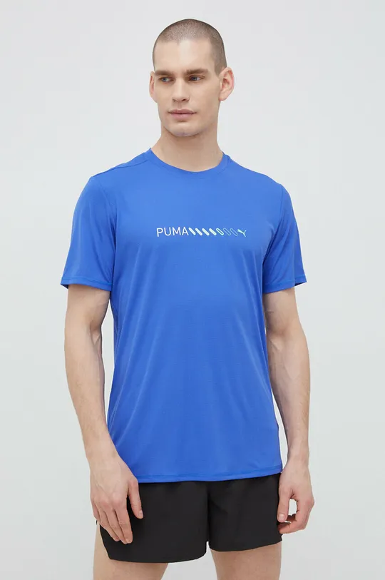 fioletowy Puma t-shirt do biegania