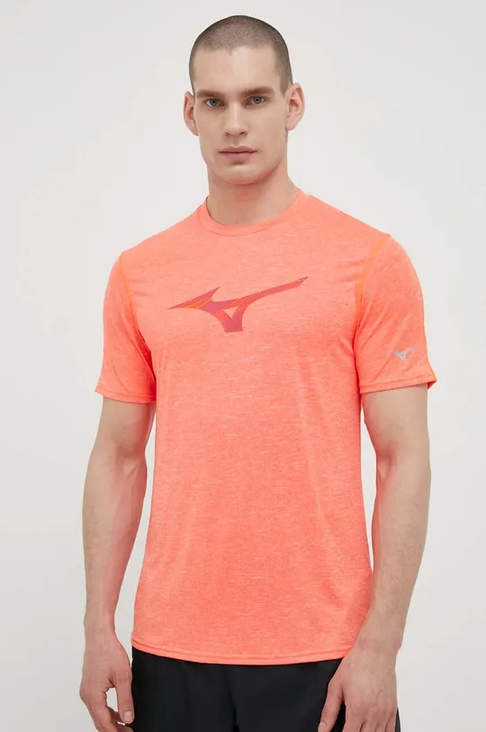πορτοκαλί Μπλουζάκι για τρέξιμο Mizuno Core RB
