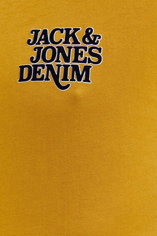 κίτρινο Βαμβακερό μπλουζάκι Jack & Jones