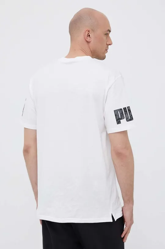 Puma t-shirt bawełniany Materiał zasadniczy: 100 % Bawełna, Ściągacz: 80 % Bawełna, 20 % Poliester