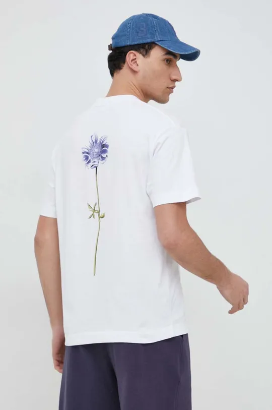 λευκό Βαμβακερό μπλουζάκι Liu Jo Ανδρικά