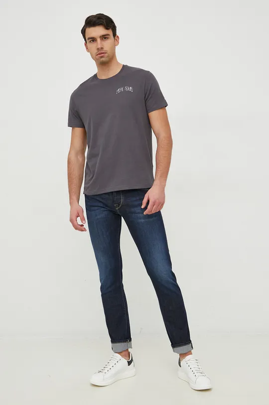 Pepe Jeans t-shirt bawełniany Adneyo szary