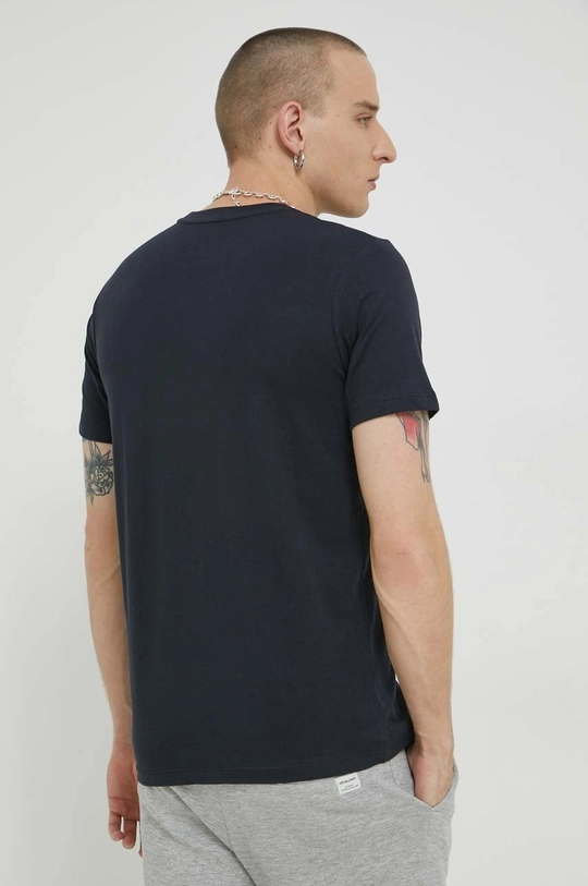 Jack & Jones t-shirt bawełniany JJEJOE granatowy