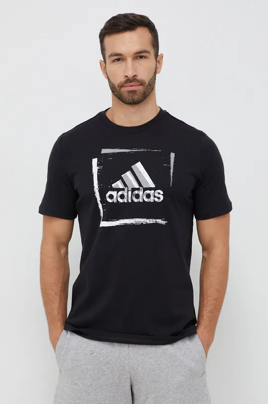 czarny adidas t-shirt