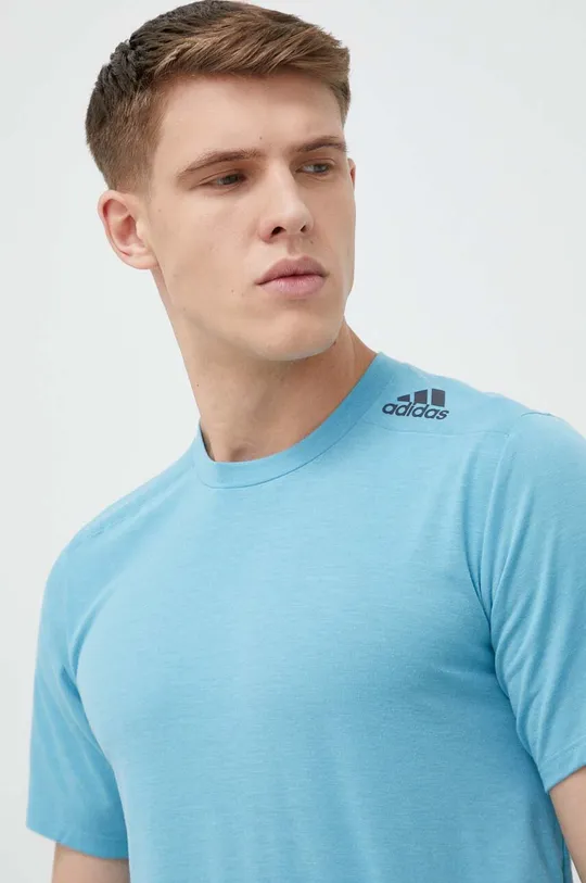 niebieski adidas Performance t-shirt treningowy Designed for Training Męski