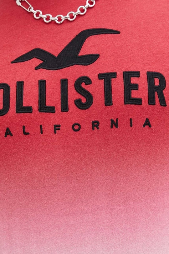 Βαμβακερό μπλουζάκι Hollister Co. Ανδρικά