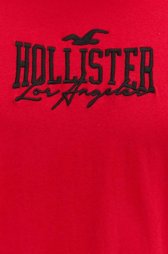 Hollister Co. t-shirt bawełniany KI323.3024.520 czerwony