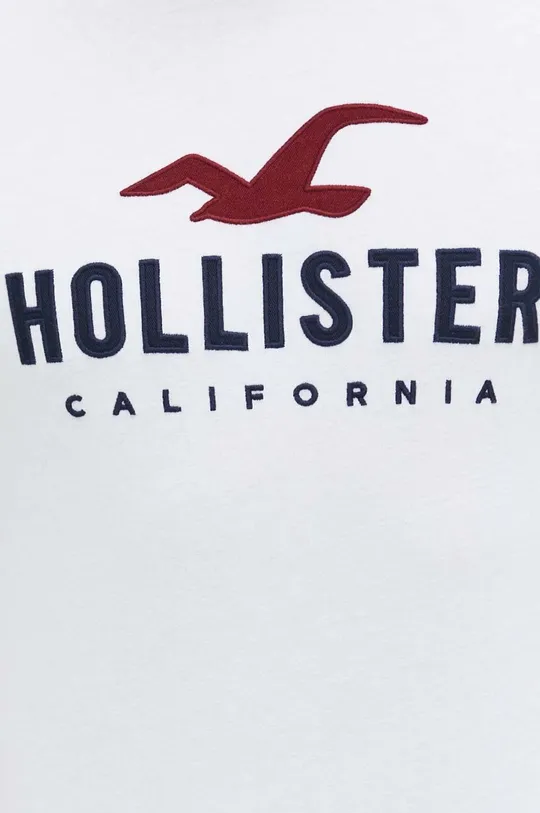 Βαμβακερό μπλουζάκι Hollister Co. Ανδρικά